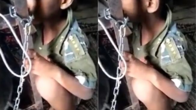 Viral Video Anak Dirantai, Ini Penjelasan Kapolres Purbalingga