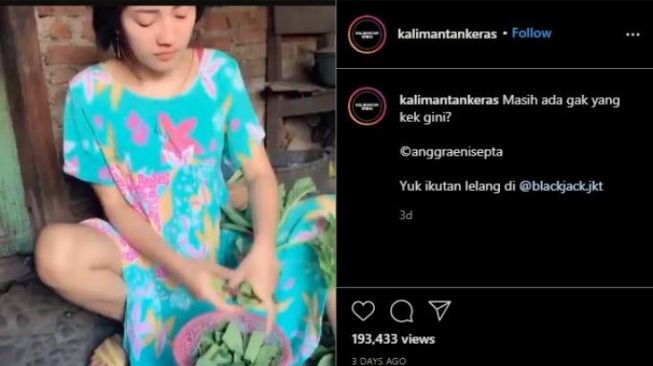 Dua Faktor Penyebab Selingkuh, Viral Gadis Cantik Masak Pakai Kayu Bakar