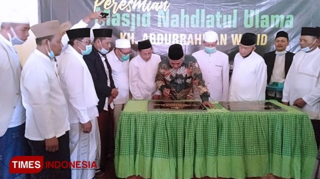 Resmikan Masjid NU Gus Dur di Lamongan, Ini Pesan Ketua PWNU Jatim
