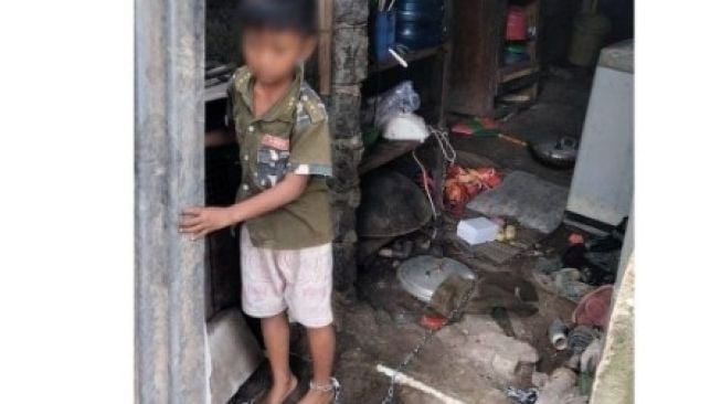 Bapak Kejam Rantai Anak Sendiri di Purbalingga Diusir dari Kampung