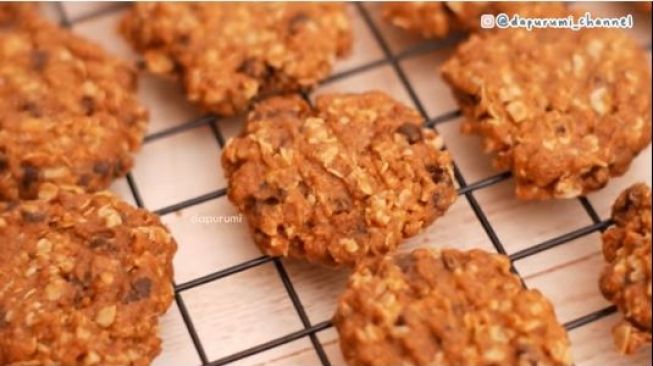 Oat choco cookies (YouTube dapurumi)