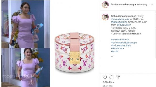 Koleksi Parfum Louis Vuitton Setengah Lusin Amanda Manopo