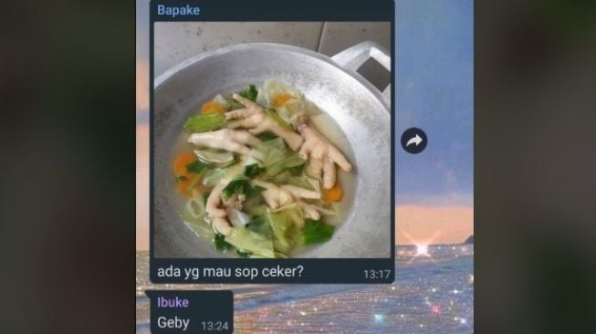 Gadis syok tahu hasil masakan sang ayah. (TikTok/@odetpip)