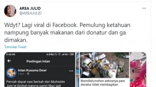 Terpopuler: Pemulung Buang Nasi Sedekah, Harga Seserahan Atta Halilintar