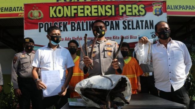 Dua Pencuri Kabel di Balikpapan Ditangkap Polisi, Mengaku Agar Bisa Makan