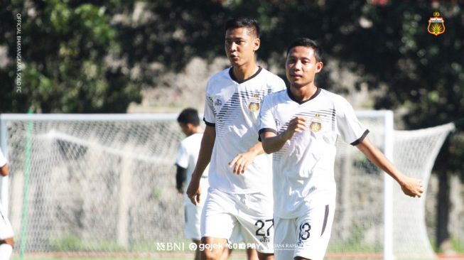 Evan Dimas berlatih bersama Bhayangkara Solo FC di Stadion Universitas Sebelas Maret (UNS). [dok Bhayangkara Solo FC]