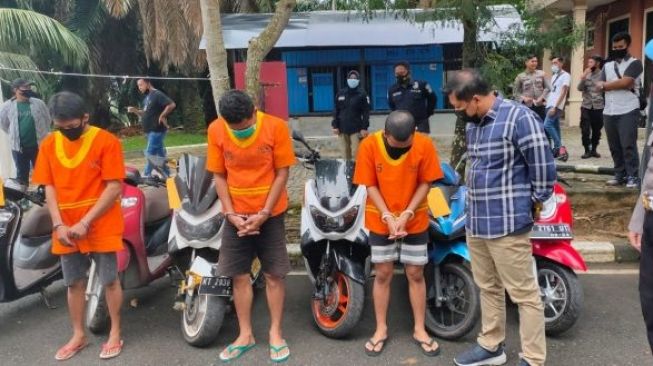 Sindikat Curanmor, Ayah dan Anak Diringkus Polda Kaltim