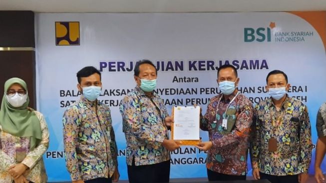 Program BSPS di Provinsi Aceh senilai Rp 69,4 miliar melalui BSI. (Dok : PUPR)