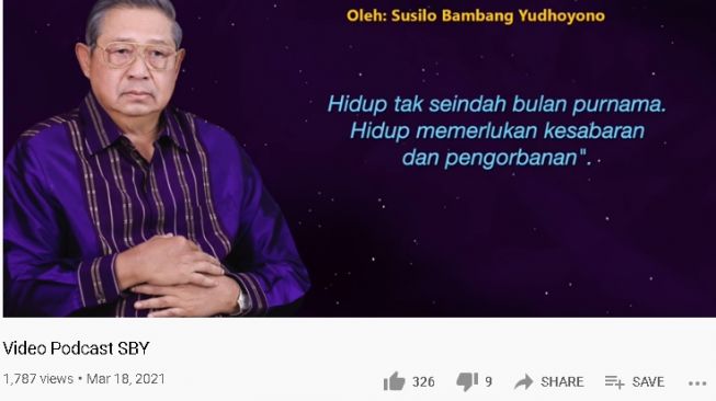 Podcast SBY (Youtube/Susilo Bambang Yudhoyono)