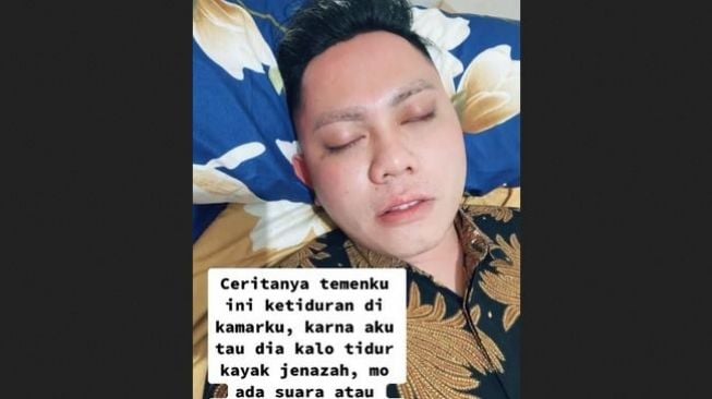 Tidur Kelewat Pulas, Pria Didandani Jadi Pengantin Jawa Lengkap Pakai Paes