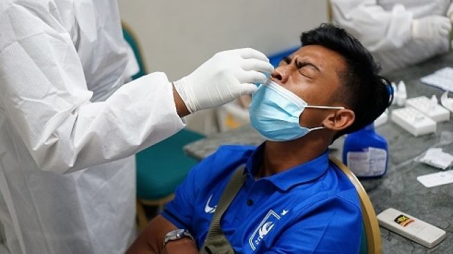 Tiba di Solo, Pemain PSIS Semarang Jalani Tes Swab Antigen