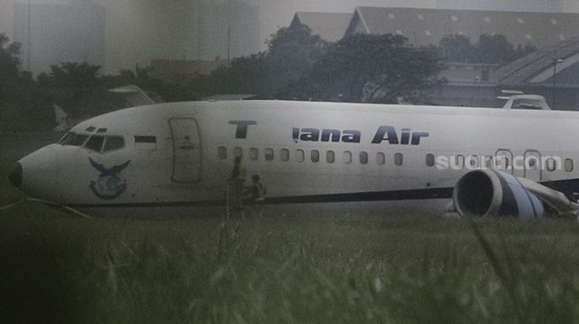 Pilot Trigana Air Dilarang Terbang karena Kecelakaan di Halim Perdanakusuma
