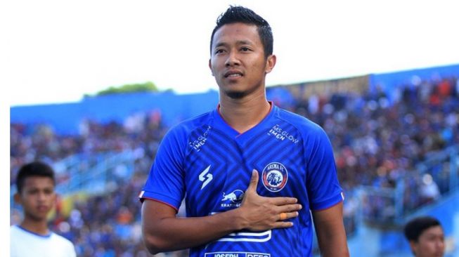 Penyerang Arema FC, Dendi Santoso. [Laman resmi Arema FC]