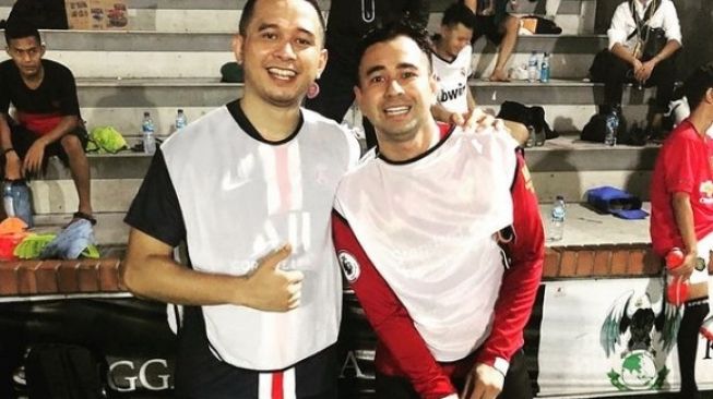 Raffi Ahmad dan sahabatnya, Roofi Ardian [Instagram/@roofiardian]