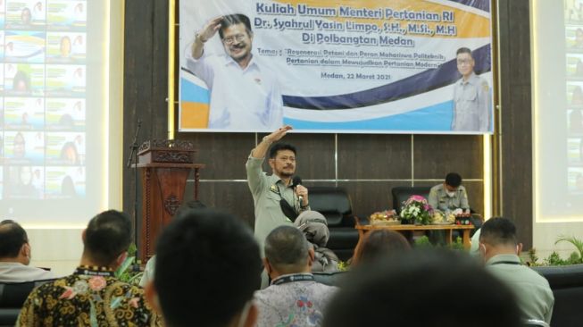 Pertanian Modern, Mentan Dorong Mahasiswa Polbangtan Medan Lakukan Ini