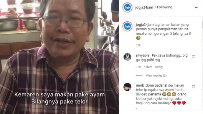 Makan Ayam Ngakunya Telur, Pemuda Ini Minta Maaf dan Beri Ganti Rugi