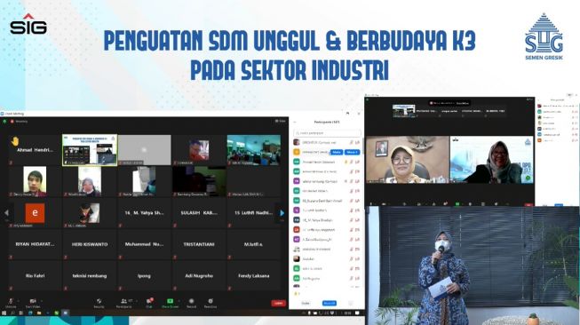 Semen Gresik Gelar Webinar K3 Bagi Pelajar dan Mahasiswa Se-Jawa Tengah