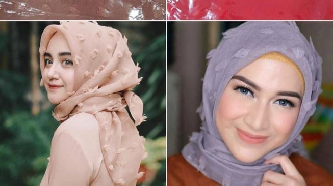 Jenis hijab kumis jojon atau rubiah (Dok. Bugis Hijab)