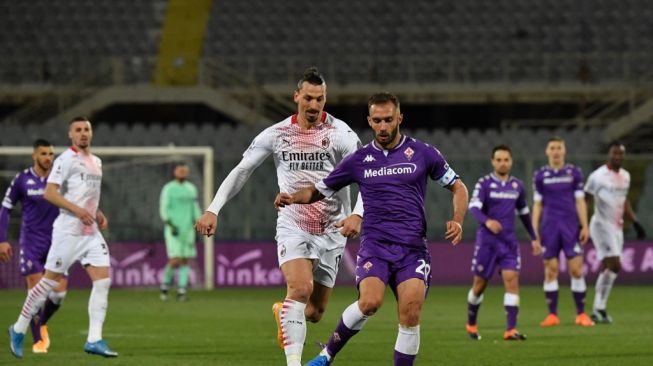 Akhirnya Menang Lagi! AC Milan Susah Payah Kalahkan Fiorentina 3-2