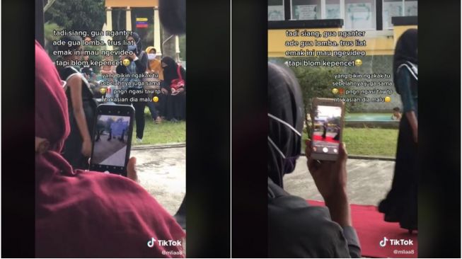 Kocak Tapi Kasihan, Aksi Ibu-Ibu Nonton Fashion Show Ini Jadi Sorotan (tiktok.com/@mliaa8)