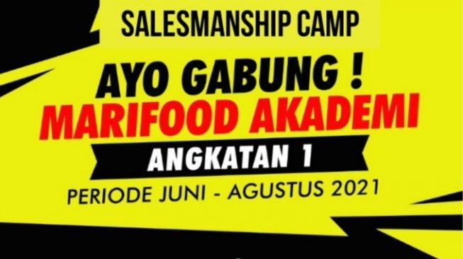 Tingkatkan Potensi Generasi Muda, Marifood Gelar Program Salesmanship Camp