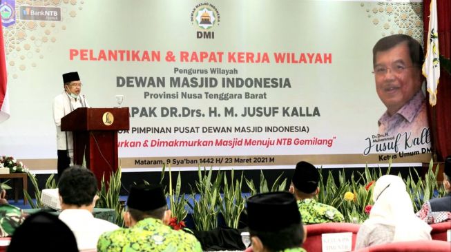 Mulai April 2021, JK Sebut Masjid Bisa Jadi Tempat Vaksinasi Covid-19