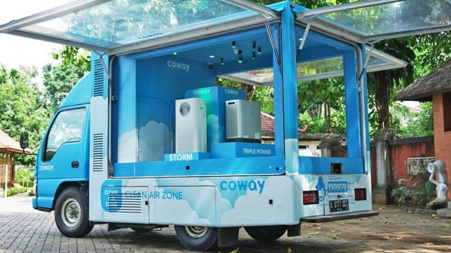 Coway Clean Air Truck Keliling Jabodetabek Gaungkan Udara Bersih