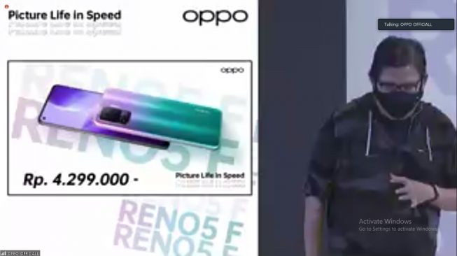 Oppo Reno5 F. [Screenshot/Dicky Prastya]