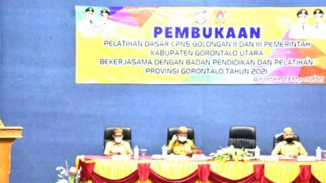 69 CPNS Golongan II dan III di Gorut Ikut Pelatihan Dasar CPNS