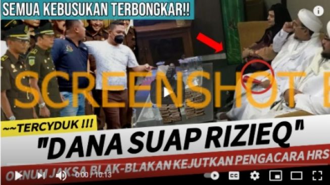 CEK FAKTA: Benarkah Dana Suap Habib Rizieq ke Jaksa Agung Terbongkar?