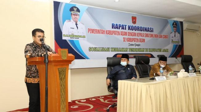 Kadisdik Sumbar Apresiasi Gerak Cepat Bupati Agam Terkait Dunia Pendidikan