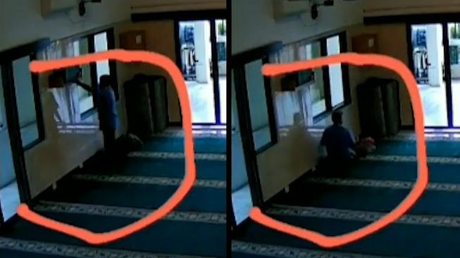 Viral! Sepasang Suami Istri Terekam CCTV Mencuri Kitab di Masjid