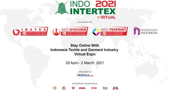 Indo Intertex Virtual Expo 2021. (Dok : Istimewa)