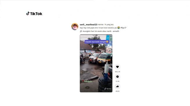 Kucing kejepit di bemper mobil ambulance. [TikTok]