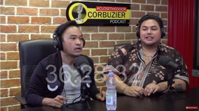 Ruben Onsu dan Ivan Gunawan di podcast Deddy Corbuzier. [YouTube Deddy Corbuzier]