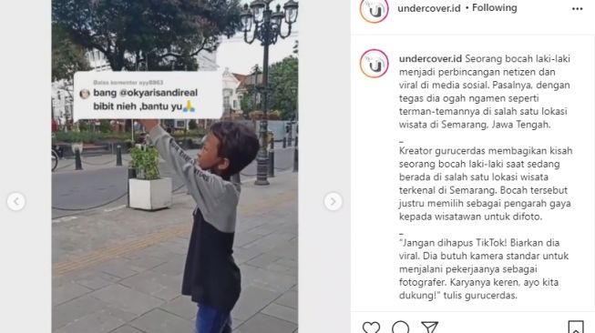 Ogah Ngamen, Bocah Ini Pilih Jadi Pengarah Gaya dengan Hasil Foto Keren