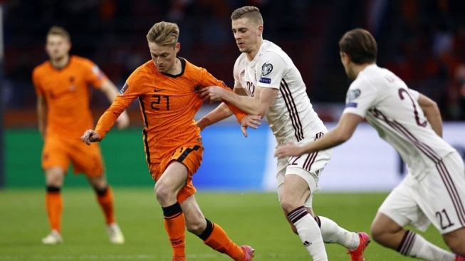 Hasil Kualifikasi Piala Dunia 2022: Belanda Bekuk Latvia 2-0