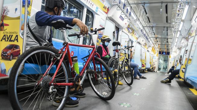 Kabar Baik Bagi Pesepeda, MRT Perbaiki Akses Bagi Sepeda Non Lipat