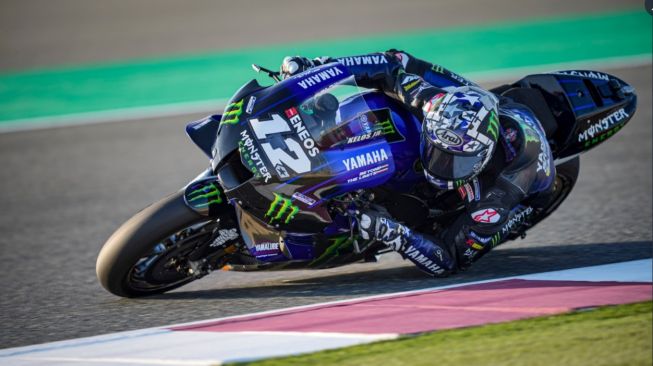 Maverick Vinales berhasil juarai MotoGP Qatar 2021 (Twitter)