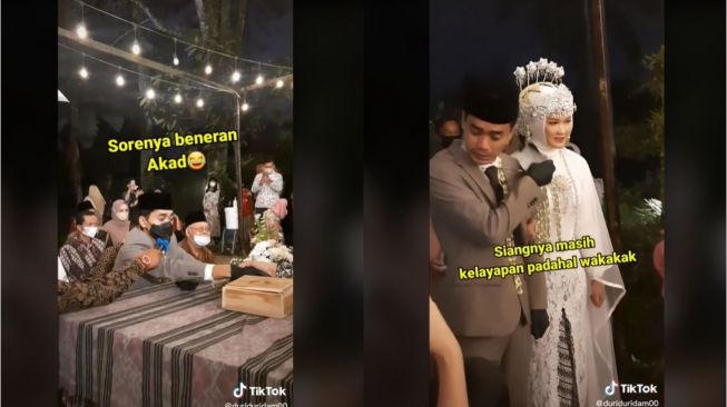 Kelewat Santai, Pria Ini Malah Asyik Main PS Padahal Mau Nikah (tiktok.com/@duriduridam00)