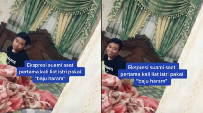 Ekspresi Nyengir Suami Lihat Istri Pakai 'Baju Haram', Wanita Ngaji di Kafe