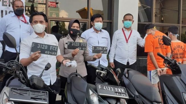 Dua Pekan, Polresta Bandar Lampung Ringkus 8 Tersangka Curanmor