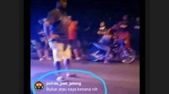 Kocak! Video Live Instagram Ajang Balap Liar, Akun Polres Mendadak Muncul