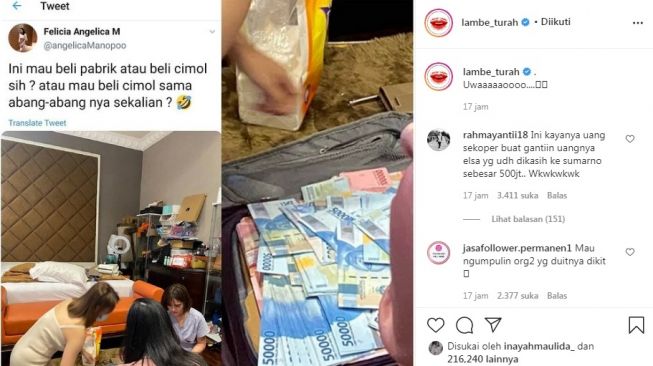 Unggahan soal kakak Amanda Manopo, Angelica Manopo [Instagram/@lambe_turah]