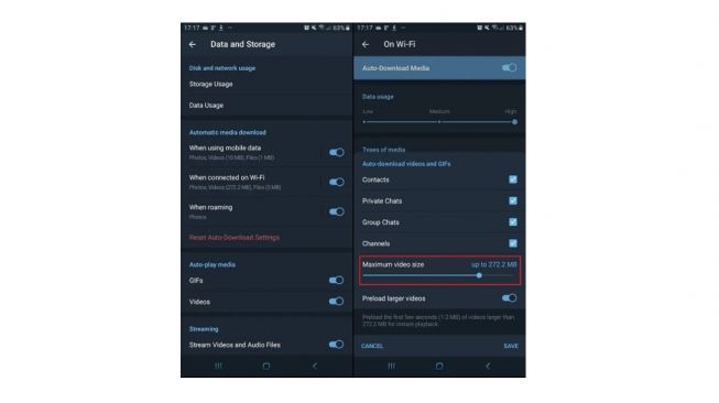 Fitur Telegram, batasi ukuran file. [Make Take Easier]