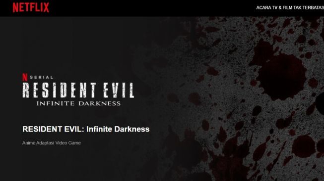 Resident Evil: Infinite Darkness. [Netflix]