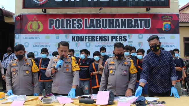 130 Pelaku Kejahatan di Labuhanbatu Diciduk dalam Operasi Sikat Toba 2021