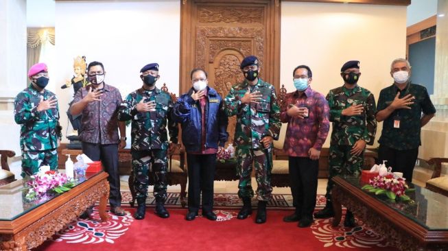 Danlantamal V Terus Perkuat Sinergi Jaga Bali sebagai Daerah Tujuan Wisata