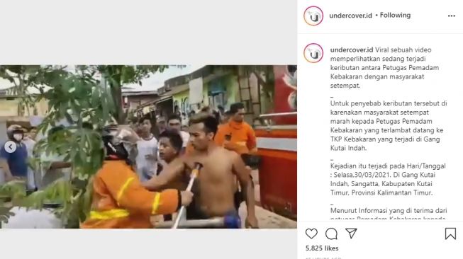 Diduga Terlambat Datang, Warga yang Emosi Amuk Petugas Pemadam Kebakaran