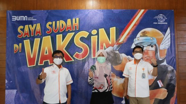 12 Ribu Karyawan Pos Indonesia Terima Vaksinasi Covid-19